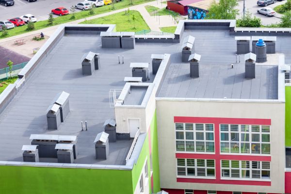 Commercial Flat Roof Repair in Danville