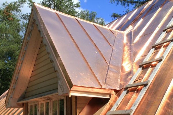 Copper Roof Construction in Danville